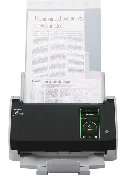 Ricoh fi-8040 ADF + manuel indføringsscanner 600 x 600 dpi A4 Sort, Grå
