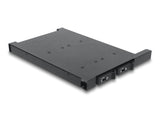 DeLOCK 47138 drive bay panel Opbevaring drev bakke Sort
