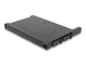 DeLOCK 47138 drive bay panel Opbevaring drev bakke Sort