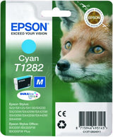 Epson Fox Enkeltpakke, cyan T1282 DURABrite Ultra Ink