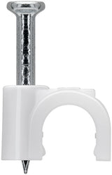 Goobay 17077 kabelholder Hvid 100 stk
