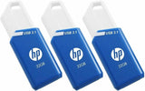HP x755w Triple Pack USB-nøgle 32 GB USB Type-A 3.2 Gen 1 (3.1 Gen 1) Blå, Hvid