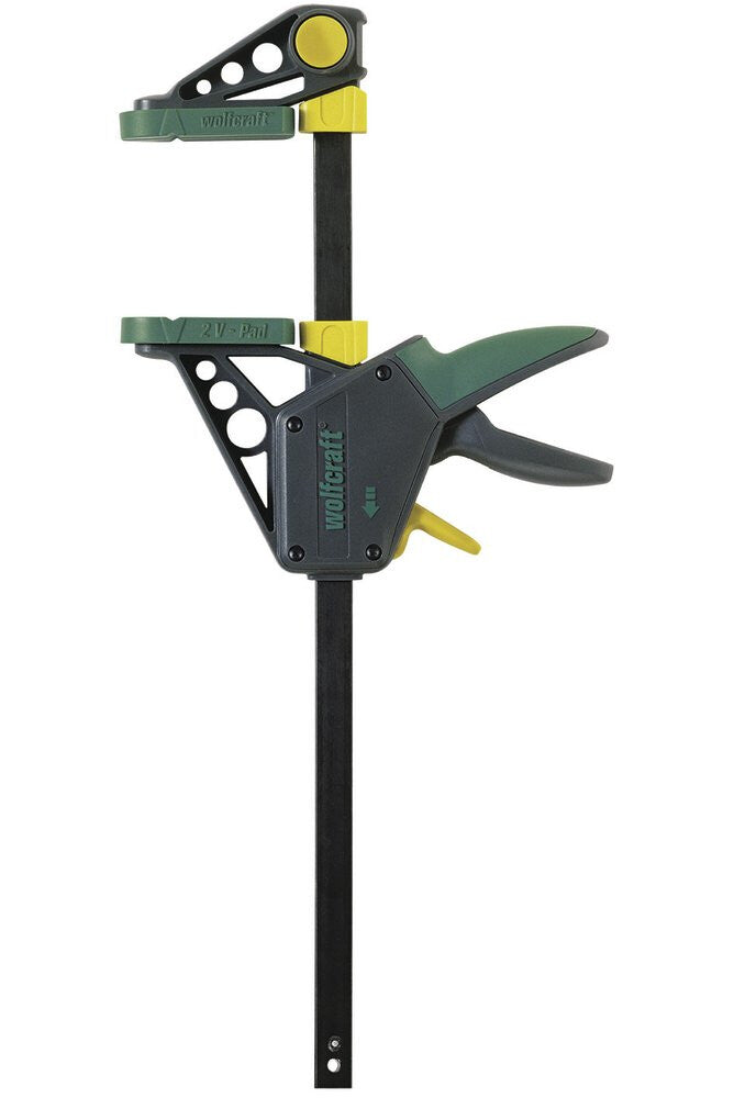 wolfcraft GmbH 3034000 klemme Skruetvinge Sort, Grøn, Gul