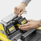 Kärcher LMO 5-18 Dual Manuel plæneklipper Batteri Gul, Sort