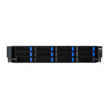 ASUS RS521A-E12-RS12U Socket SP5 Stativ (2U) Sort, Sølv
