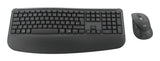 Logitech Signature Comfort Plus Combo MK880 for Business tastatur Mus inkluderet Kontor RF trådløs + Bluetooth QWERTY Dansk, Norsk, Svensk, Finsk Grafit