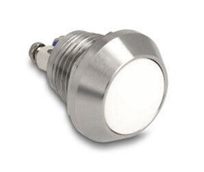 DeLOCK 22035 elektrisk afbryder Trykknapkontakt 2P Hvid