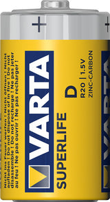 Varta R20 D husholdningsbatteri Zink-carbon