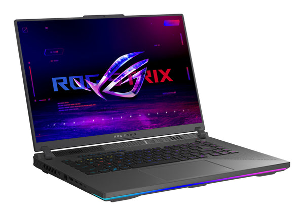 ASUS ROG Strix G16 G614PP-RV030W AMD Ryzen™ 9 8940HX Laptop 40,6 cm (16") WUXGA 32 GB DDR5-SDRAM 1 TB SSD NVIDIA GeForce RTX 5070 Wi-Fi 6E (802.11ax) Windows 11 Home Tysk Grå