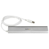 StarTech.com ST73007UA interface hub USB 3.2 Gen 1 (3.1 Gen 1) Type-A 5000 Mbit/s Sølv, Hvid