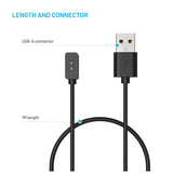 FIXED FIXDW-1176 oplader til mobil enhed SmartWatch Sort USB Indendørs