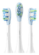 Xiaomi 3x Oscillation Electric Toothbrush Replacement Heads 3 stk Blå, Grøn, Hvid