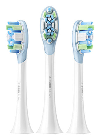 Xiaomi 3x Oscillation Electric Toothbrush Replacement Heads 3 stk Blå, Grøn, Hvid