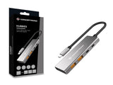 Conceptronic HUBBIES15G interface hub USB 3.2 Gen 2 (3.1 Gen 2) Type-C 10000 Mbit/s Grå