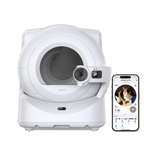 PETKIT P9903 hunde- og kattetoilet Kat Selvrensende kattebakke Hvid