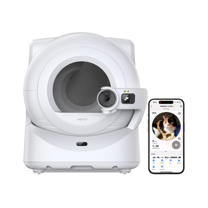 PETKIT P9903 hunde- og kattetoilet Kat Selvrensende kattebakke Hvid