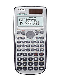 Casio FX-3650PII regnemaskine Lomme Videnskabelig Sort, Sølv