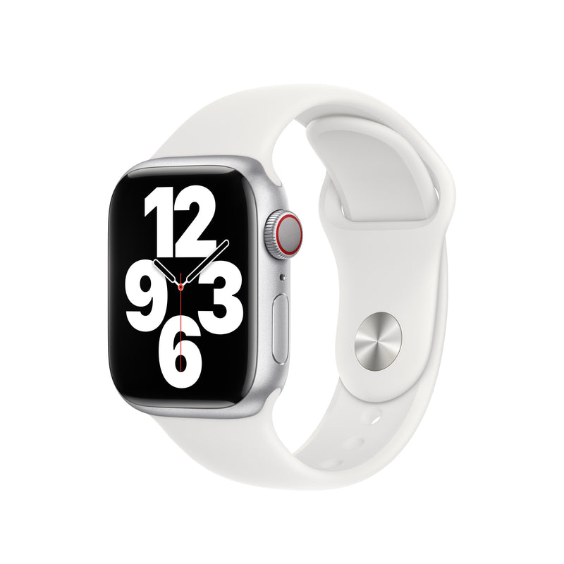 Apple MP6V3FE/A Smart bærbart (wearable) tilbehør Band Hvid Fluoroelastomer