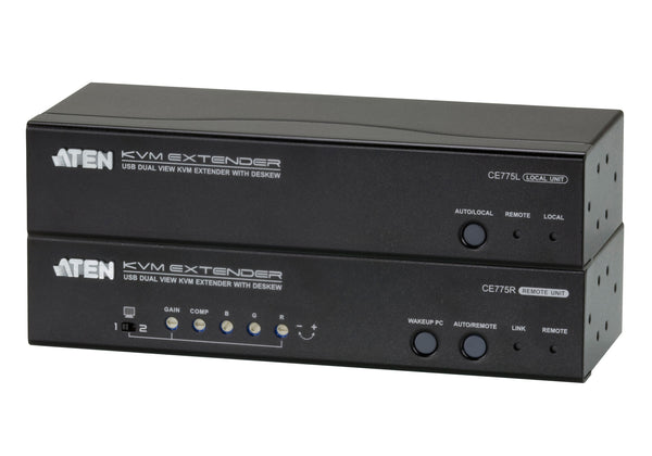 ATEN CE775 AV forlænger AV sender & modtager Sort
