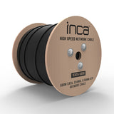 Inca ICAT6-500S netværkskabel Sort 500 m Cat6 U/UTP (UTP)