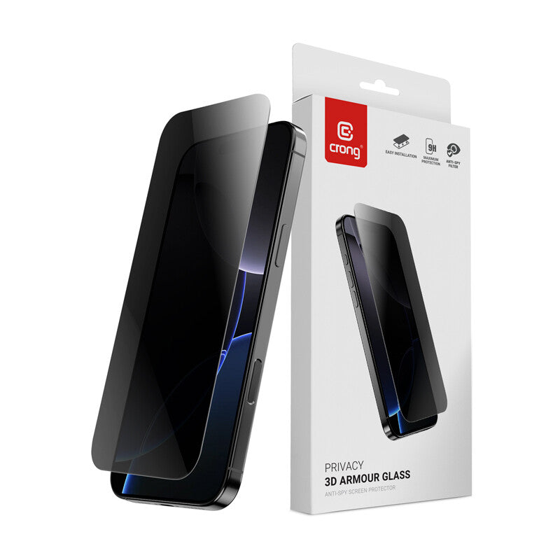 Crong Privacy 3D Armour Glass Skærmfilter Apple 1 stk
