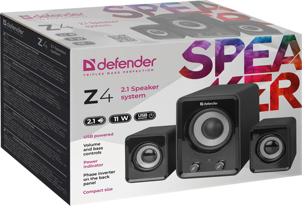 Defender Z4 Sort Ledningsført 11 W