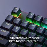 HyperX Alloy Origins PBT HX rødt – mekanisk gaming-tastatur