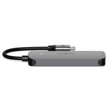 Nedis CCGB64220GY01 interface hub USB 3.2 Gen 1 (3.1 Gen 1) Type-C 5000 Mbit/s Grå
