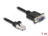 DeLOCK 64351 netværkskabel Sort 1 m Cat5e S/UTP (STP)