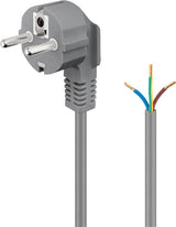 Goobay 93975 el-ledning Grå 1,5 m Strømstik type F