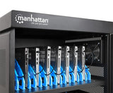 Manhattan 180948 administration af bærbar enhed - vogn & kabinet Bærbar enhedsadministrationsvogn Sort