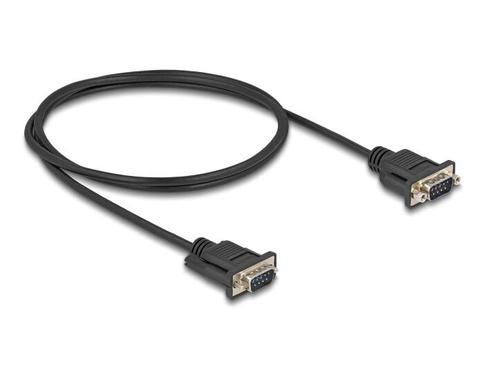 DeLOCK 88000 serielkabel Sort 1 m RS-232