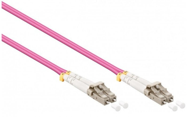 Mercodan 40400026 InfiniBand og fiberoptisk kabel 5 m LC Grå, Violet, Hvid