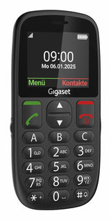 Gigaset GL395 5,59 cm (2.2") 90 g Sort Senior telefon