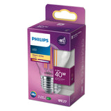 Philips Filament kertepære, klar 40 W P45 E27