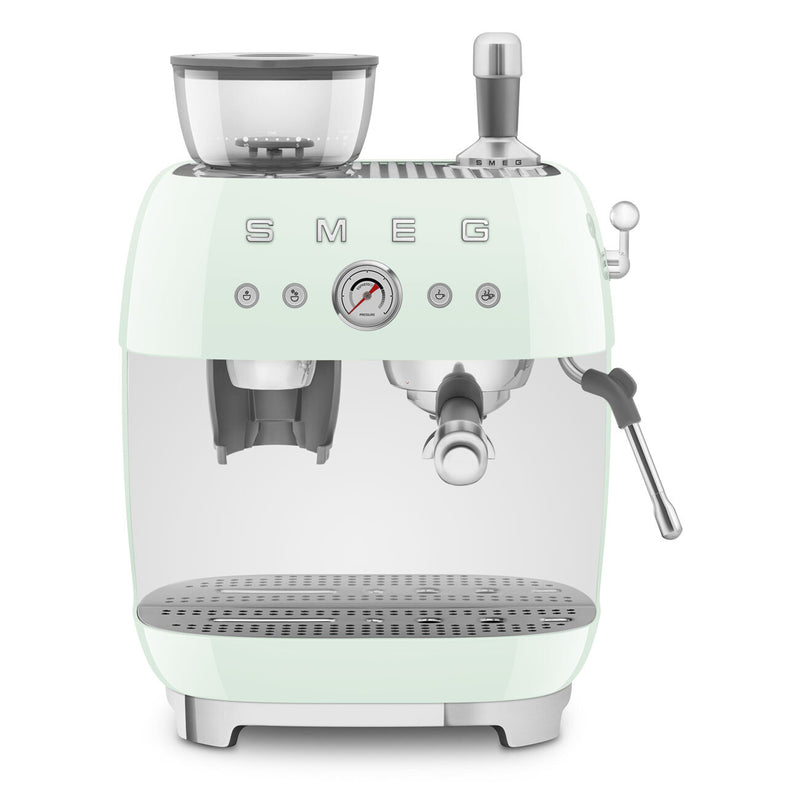 Smeg 50's Style Espressomaskine EGF03PGEU Pastelgrøn