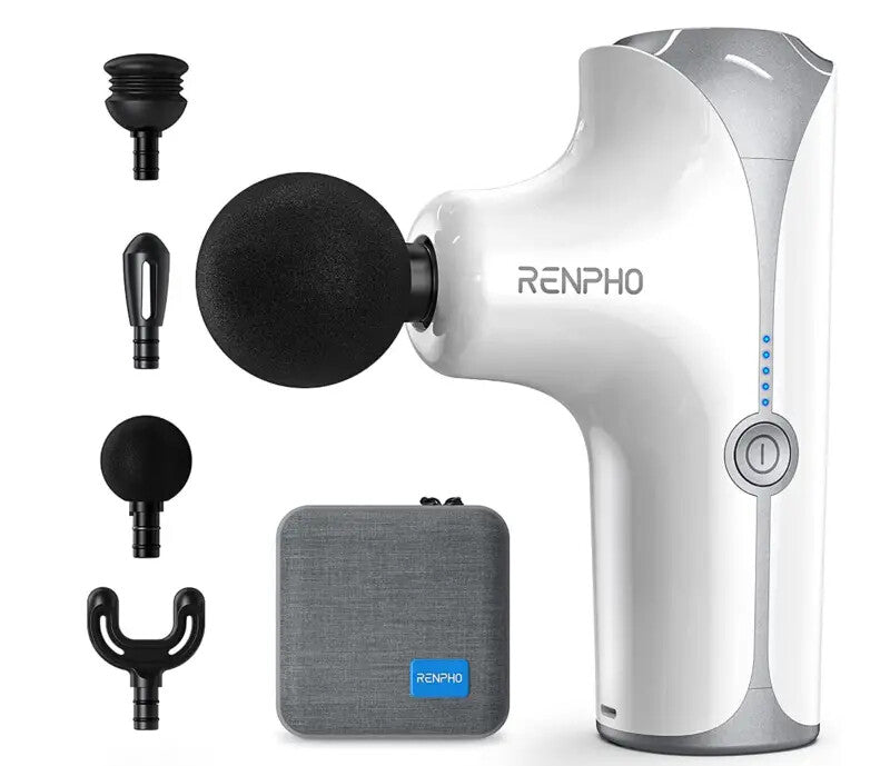 Renpho PEU-RP-GM173-WH massageapparat Universel Sort, Hvid, Grå