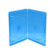MediaRange BOX39-2-50 optisk disk etui Blu-ray etui 2 diske Blå, Transparent