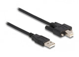 DeLOCK 87197 USB-kabel USB 2.0 0,5 m USB A USB B 0,48 Gbit/sek. Sort