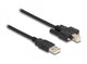 DeLOCK 87197 USB-kabel USB 2.0 0,5 m USB A USB B 0,48 Gbit/sek. Sort