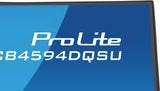 iiyama ProLite XCB4594DQSU-B1 computerskærm 113 cm (44.5") 5120 x 1440 pixel Dual QHD LED Sort