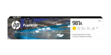 HP Original 981A PageWide-patron, gul