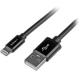 StarTech.com USBLT2MB Lightning kabel 2 m Sort