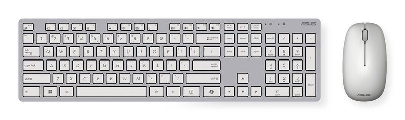 ASUS W5000 Wireless Keyboard and Mouse Set tastatur Mus inkluderet Universel RF trådløst Hvid