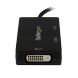 StarTech.com MDP2VGDVHD videokabel adapter 0,15 m Mini DisplayPort DVI-D + VGA (D-Sub) + HDMI Sort