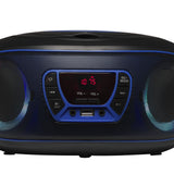 Denver TCL-212BT BLUE Sort, Blå Bærbar CD-afspiller
