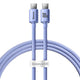 Baseus CAJY000605 USB-kabel 1,2 m USB C 0,48 Gbit/sek. 100 W Violet