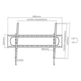Manhattan 461931 tv-beslag 3,05 m (120") Sort