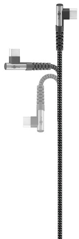 Goobay 64659 USB-kabel USB 2.0 1 m USB C Sort, Grå