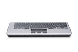 Mousetrapper Alpha & Laptop Stand tastatur Kontor USB + Bluetooth QWERTY Nordisk Sort, Sølv
